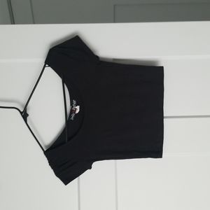 Small Black Crop Top